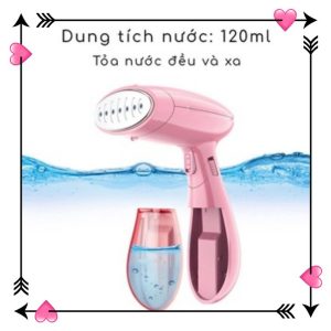 Bàn Ủi Hơi Nước Mini Cầm Tay Tiện Dụng Cho Gia Đình