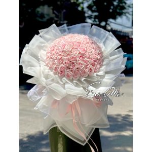 Bó 70 Hoa Hồng Sáp Thơm Xinh Xắn - Si Mê Flowers