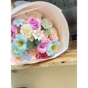 Bó Hoa Sáp Tone Candy Pastel – Quà Tặng Valentine, 8/3