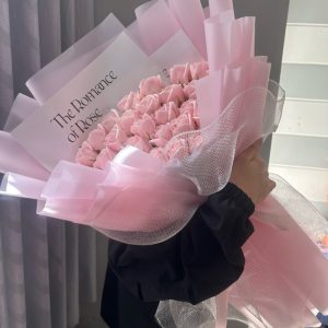 Bó hoa sáp 30 bông dáng dài tặng ngày lễ, 20/10, 8/3- TẶNG kep tóc