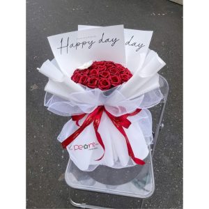 Bó hoa sáp 30 bông siêu dễ thương.Có Sẵn Nhiều Màu. Hoa tặng sinh nhật, 14-2, 8-3, 20-10, 20-11- TẶNG kep tóc