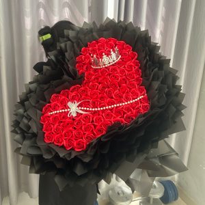 Bó hoa sáp công chúa 50 / 99 bông - Quà tặng ngày lễ 14/2 8/3, 20/10, sinh nhật- TẶNG kep tóc