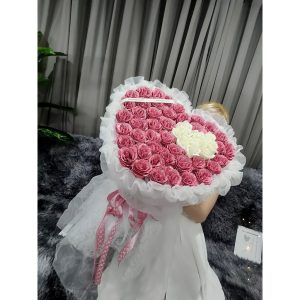 Cốt tim-tròn cắm hoa (Không có hoa)