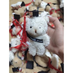 Gấu tốt nghiệp teddy, gấu xốp mini