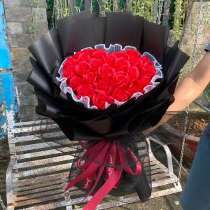 (Hồ Chí Minh) Bó Hoa Hồng Trái Tim sáp thơm Tặng Người Yêu Thương, tặng sinh nhật, sự kiện, Bouquet Of Flowers