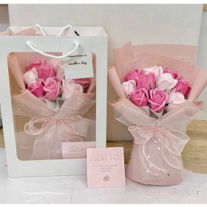 [Hoả tốc] Bó hoa sáp thơm 10 bông lưu hương cực lâu - Món quà ý nghĩa cho người thân và bạn bè