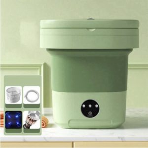 Máy Giặt Mini Gấp Gọn Giặt Đồ Đồ Lót,Tất Vớ... Giặt Đồ Cho Bé Tự Vắt Khô Khử Khuẩn COOP