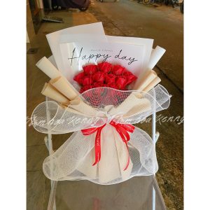 [Quà tặng] Bó hoa sáp thơm 15 bông lưu hương cực lâu - Quà tặng bạn gái, sinh nhật, valentine.