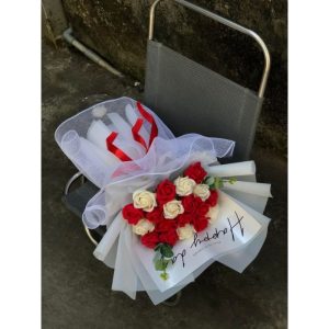 (Quà tặng) sáp bó hoa sáp mix 20 bông