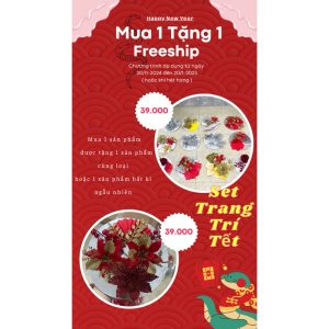 Set trang trí MUA 1 TẶNG 1 ( rẻ bất ngờ )